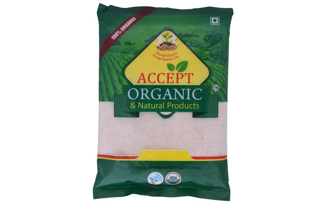 Accept Organic Rock Salt Powder    Pack  1 kilogram
